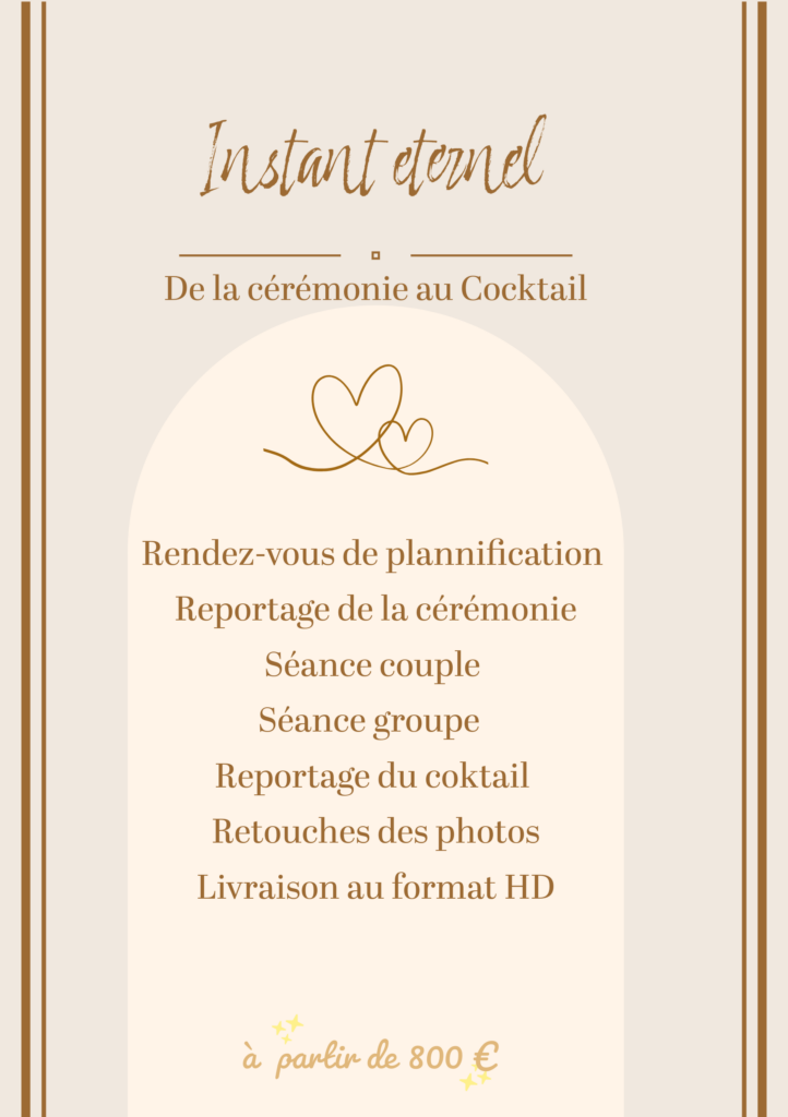 cérémonie cocktail vin d'honneur photographe